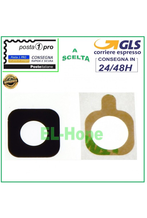 Verre de lentille de caméra arrière Samsung A6 SM-A600 A600 2018, adhésif double face