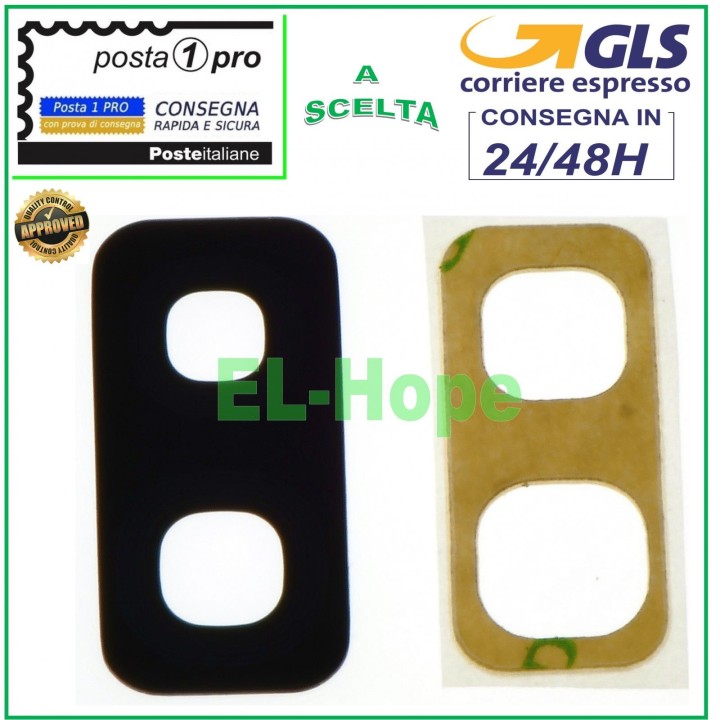 Verre de lentille de came'ra arrie're Samsung S9 Plus SM-G965 S9+, adhe'sif double face