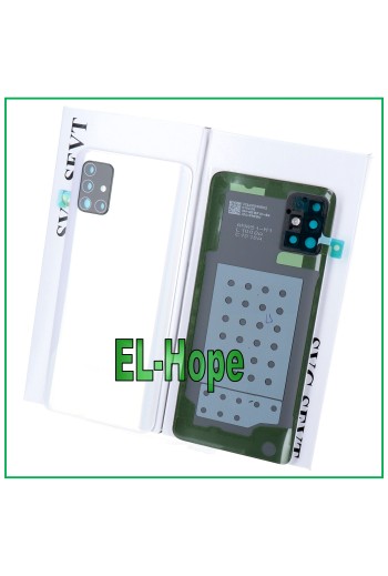 Cache batterie d origine Samsung Galaxy A51 SM-A515, coque arrière blanche