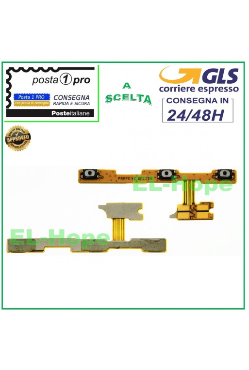 TOUCHES LATÉRALES PLATES VOLUME MARCHE ARRÊT TOUCHE MARCHE/ARRÊT HUAWEI P8 LITE 2017 PRA-LX1