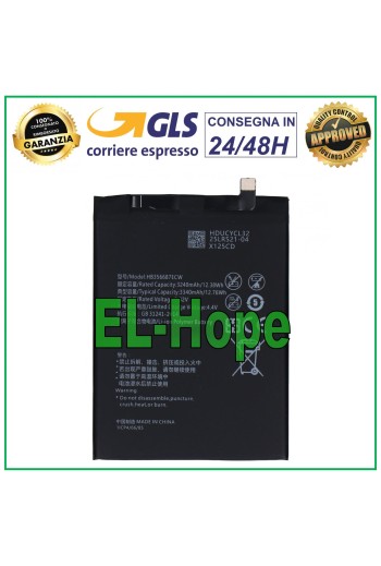Batterie HB356687ECW pour Huawei Mate 10 Lite RNE-L01 L21 3340 mAh, équivalente à l originale