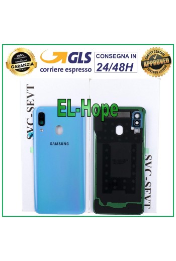 Cache batterie d origine Samsung Galaxy A40 SM-A405 Bleu