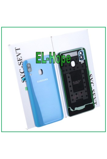 Cache batterie d origine Samsung Galaxy A40 SM-A405 Bleu