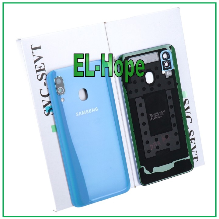 Cache batterie d origine Samsung Galaxy A40 SM-A405 Bleu