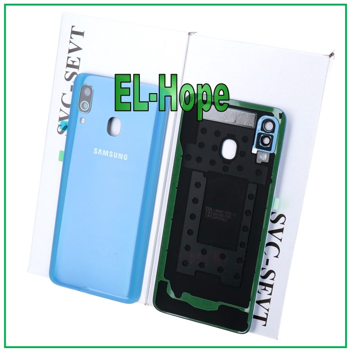 Cache batterie d origine Samsung Galaxy A40 SM-A405 Bleu