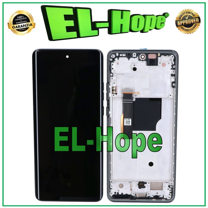 Écran tactile LCD OLED pour Motorola Moto Edge 40 Neo XT2307, cadre tactile noir