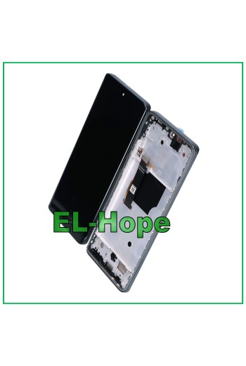 Écran tactile LCD OLED pour Motorola Moto Edge 40 Neo XT2307, cadre tactile noir