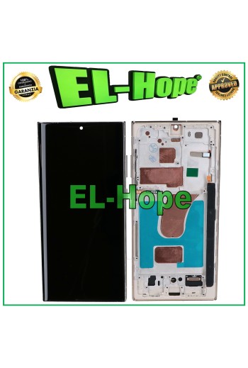 Écran tactile LCD TFT pour Samsung Galaxy S23 Ultra SM-S918, couleur beige crème