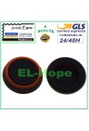 Ensemble de 2 poigne'es en caoutchouc analogique pour manette PS3, PS4, PS5 et Xbox One 360 (rouge)
