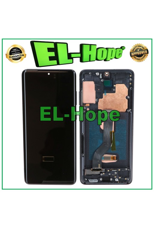 Écran LCD OLED tactile en verre noir pour Samsung Galaxy S20 Plus SM-G985/G986