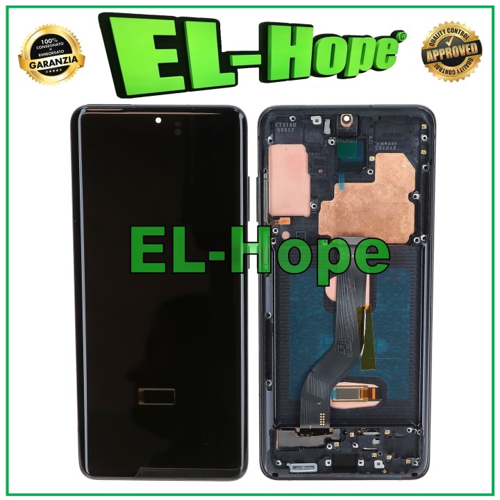 Écran LCD OLED tactile en verre noir pour Samsung Galaxy S20 Plus SM-G985/G986