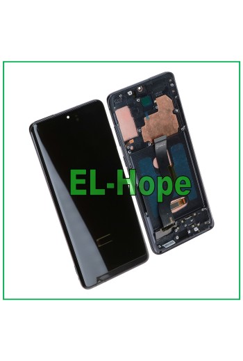 Écran LCD OLED tactile en verre noir pour Samsung Galaxy S20 Plus SM-G985/G986