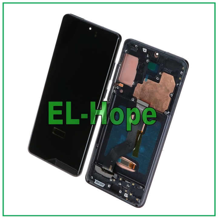 Écran LCD OLED tactile en verre noir pour Samsung Galaxy S20 Plus SM-G985/G986