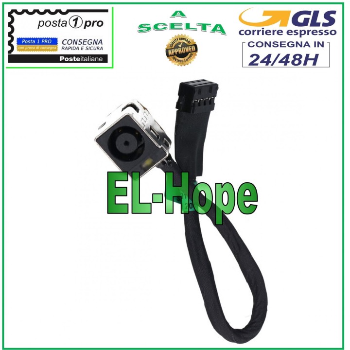 PRISE D ALIMENTATION CC POUR ORDINATEUR PORTABLE HP PROBOOK 450 G2 CONNECTEUR D ALIMENTATION DE CHARGE FLEXIBLE