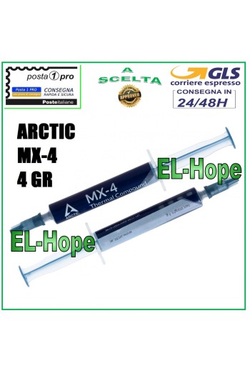 ARCTIC MX-4 4GR PÂTE THERMIQUE THERMOCONDUCTRICE GPU CPU PROCESSEURS PC ORDINATEUR PS4