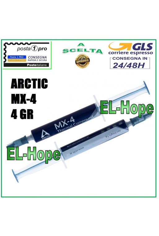 ARCTIC MX-4 4GR PÂTE THERMIQUE THERMOCONDUCTRICE GPU CPU PROCESSEURS PC ORDINATEUR PS4