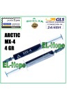 ARCTIC MX-4 4GR PÂTE THERMIQUE THERMOCONDUCTRICE GPU CPU PROCESSEURS PC ORDINATEUR PS4