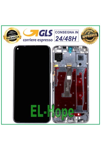 Écran tactile pour Huawei Nova 5T YAL-L21 L61 L71 / Honor 20 YAL-AL00, cadre noir