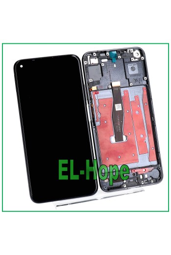 Écran tactile pour Huawei Nova 5T YAL-L21 L61 L71 / Honor 20 YAL-AL00, cadre noir