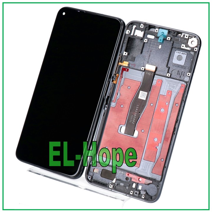 Écran tactile pour Huawei Nova 5T YAL-L21 L61 L71 / Honor 20 YAL-AL00, cadre noir