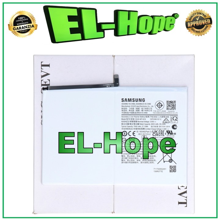 Batterie de rechange d origine SCUD-WT-N19 pour Samsung Galaxy Tab A7 10.4 SM-T500 T505