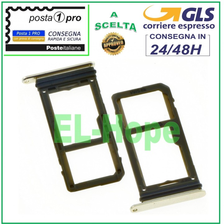 Compartiment pour carte SIM et carte micro SD pour Samsung Galaxy Note 8 SM N950 F Or