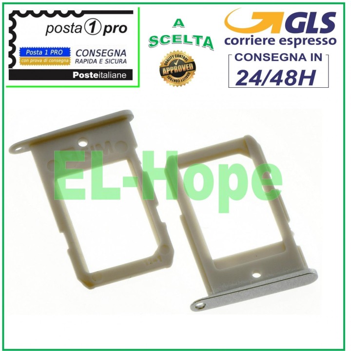 PORTE-CARTES À EMPLACEMENT TROLLEY CARTE NANO SIM SAMSUNG GALAXY S6 EDGE SM G925 F ARGENT