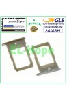 PORTE-CARTES À EMPLACEMENT TROLLEY CARTE NANO SIM SAMSUNG GALAXY S6 EDGE SM G925 F ARGENT