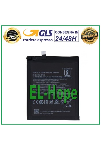 Batterie BM3M pour Xiaomi Mi 9 SE M1903F2G 3070 mAh, équivalente à l originale