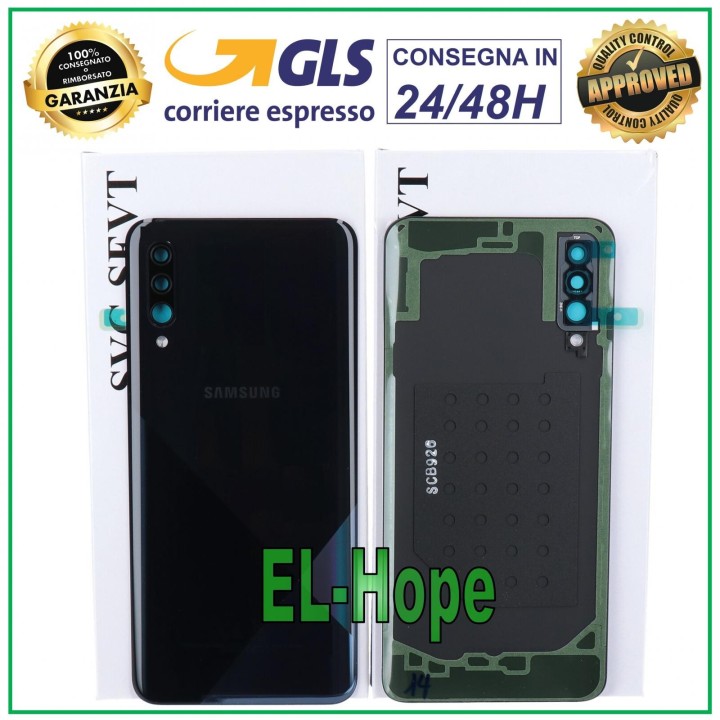 Cache batterie d origine Samsung Galaxy A30S SM-A307 Noir