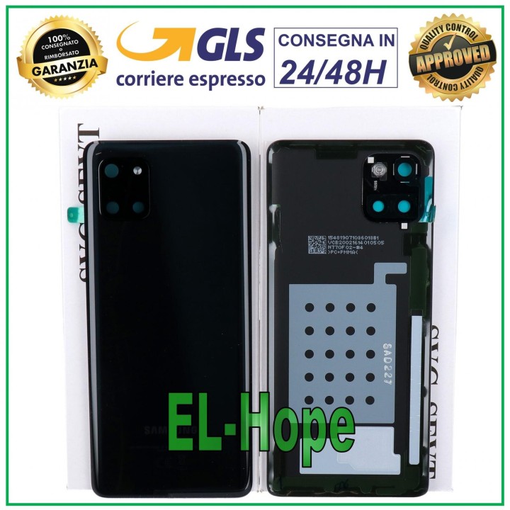 Coque arrie're noire originale pour Samsung Galaxy Note 10 Lite SM-N770