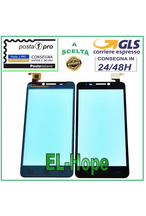 Vitre tactile Alcatel Pop IDOL OT 6030 OT-6030D Noir