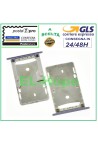 Lecteur de carte micro SIM et SD pour Xiaomi Redmi Note 4X Argente'