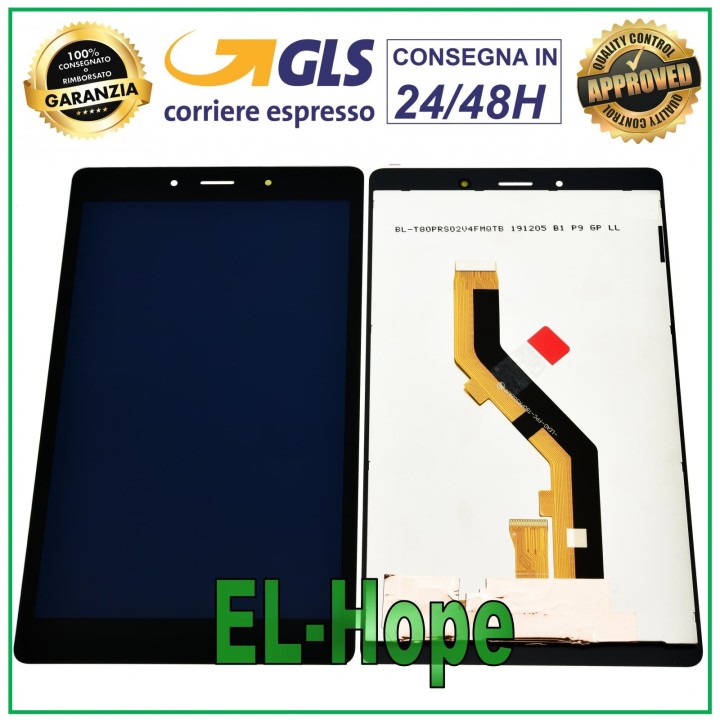 Écran LCD tactile noir pour Samsung Galaxy Tab A 8 SM-T295 T290 3G