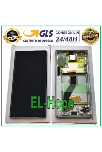 Écran LCD d origine Samsung Galaxy Note 10 SM-N970 N970F Écran tactile Argenté