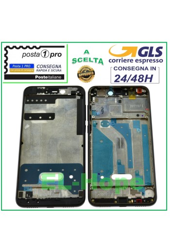 Cadre central LCD pour Huawei P8 Lite 2017 PRA-LA1 LX1 LX3 Noir