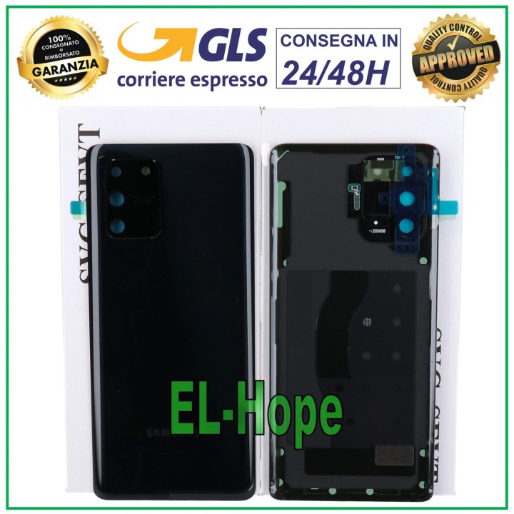 Coque arrie're d origine Samsung Galaxy S10 Lite SM-G770, coque de batterie noire Prisma