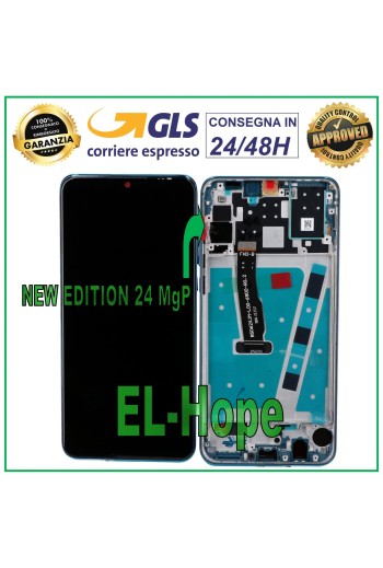 Cadre d affichage pour Huawei P30 Lite Nouvelle édition 24 MP Écran tactile assemblé Bleu