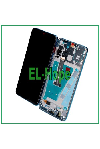 Cadre d affichage pour Huawei P30 Lite Nouvelle édition 24 MP Écran tactile assemblé Bleu