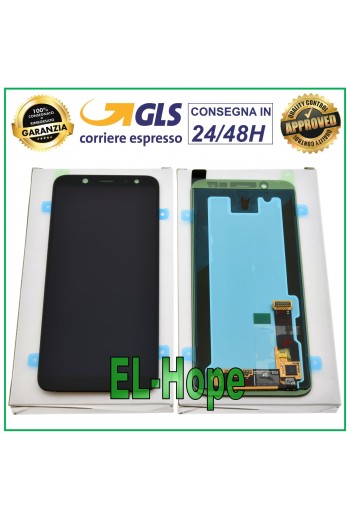 Écran LCD d origine Samsung Galaxy A6 2018 SM-A600 SM A600F Écran tactile noir