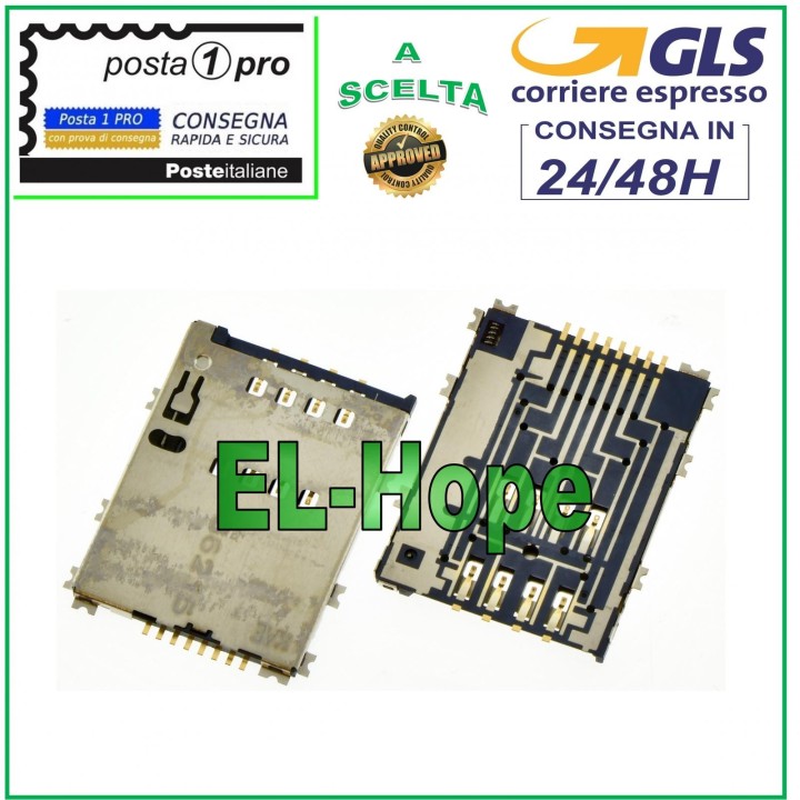 LECTEUR DE CARTE SIM SAMSUNG GALAXY TAB 2 GT P5100 P5110 P6800 S5250