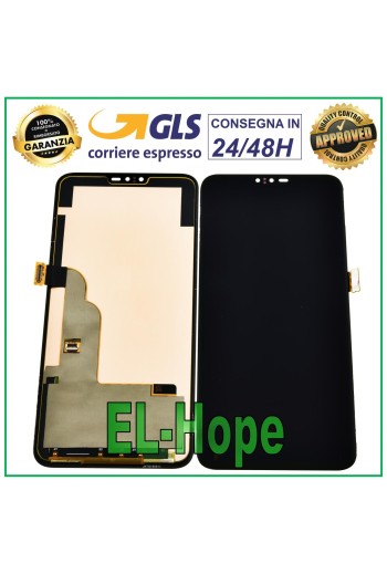 Écran LCD tactile noir pour LG V40 ThinQ LM-V405EBW