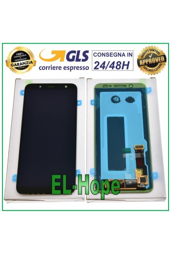 Écran LCD d origine Samsung Galaxy J6 2018 SM J600F N Écran tactile en verre noir
