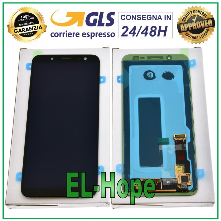 Écran d origine reconditionne' pour Samsung Galaxy J6 2018 SM J600F tactile noir GH97-21931A