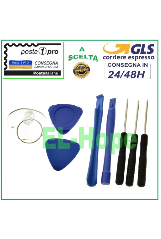KIT D OUTILS OUVERTURE RÉPARATION SMARTPHONE IPHONE TABLETTE LEVIER TOURNEVIS VENTOUSE