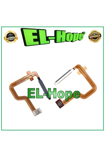 Clé d empreinte digitale plate et flexible pour Motorola Moto E32 XT2227 XT-2227 Noir