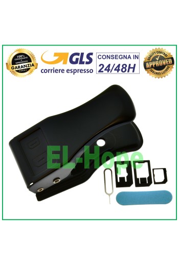 KIT D ADAPTATEUR DE CARTE SIM À DOUBLE COUPE POUR SMARTPHONE MICRO ET NANO