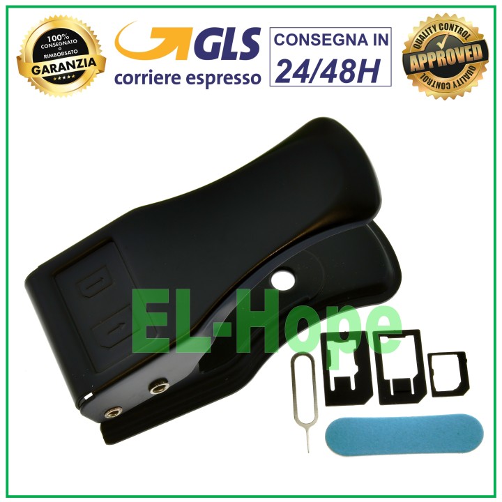 KIT D ADAPTATEUR DE CARTE SIM À DOUBLE COUPE POUR SMARTPHONE MICRO ET NANO