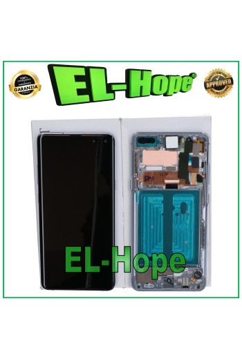 Écran LCD tactile d origine Samsung Galaxy S10 5G SM-G977F, noir majestueux