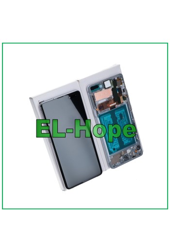Écran LCD tactile d origine Samsung Galaxy S10 5G SM-G977F, noir majestueux